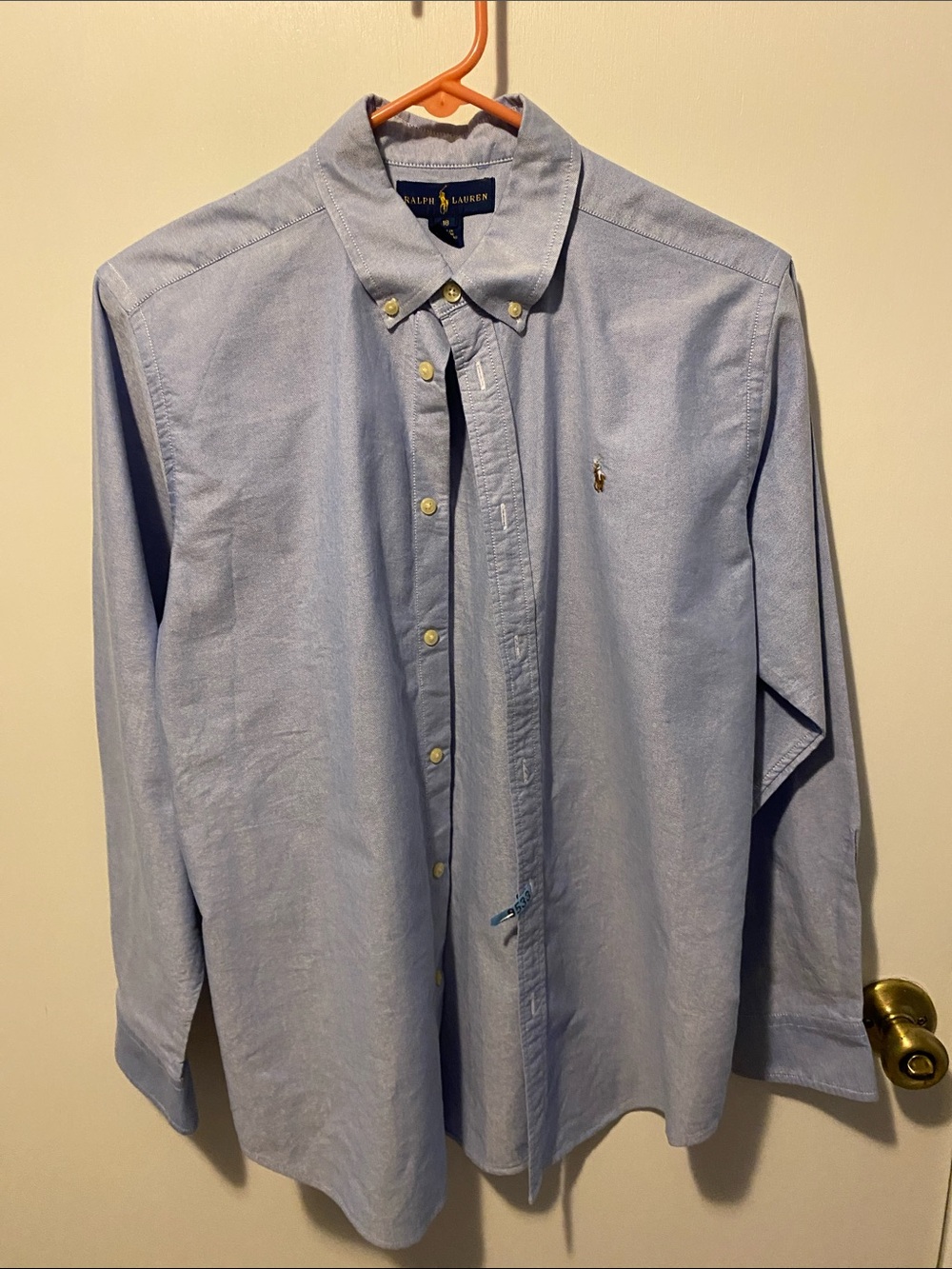 Ralph Lauren Light Blue Button-Down Dress Shirt